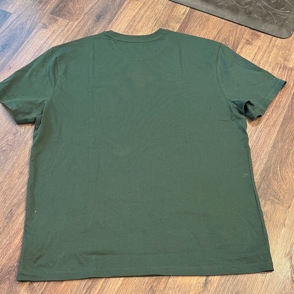 Embroidered Levi's Forest Green Logo Tee - Picture 5 of 5